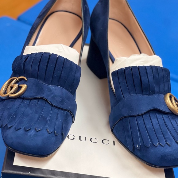 Gucci Shoes Gucci Marmont Pumps Size 42 Poshmark